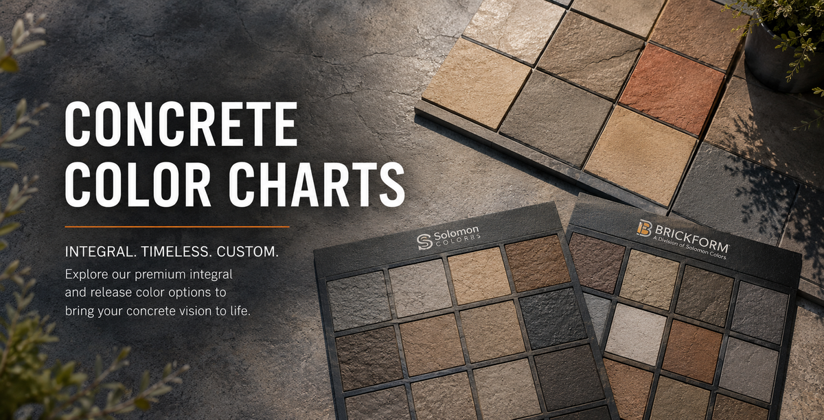 Concrete Color Program Concrete Color Charts Denver, CO | Brickform & Solomon Concrete Colors ...
